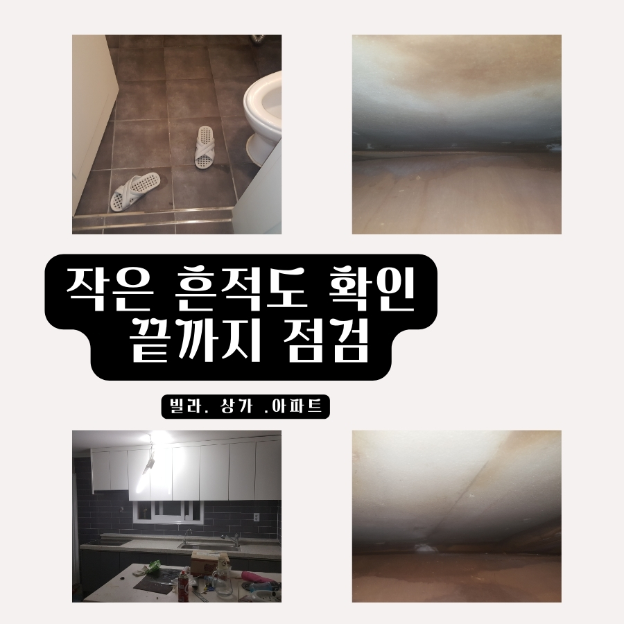 화평동누수탐지 빌라 천장 얼룩 원인 추적 사진 5